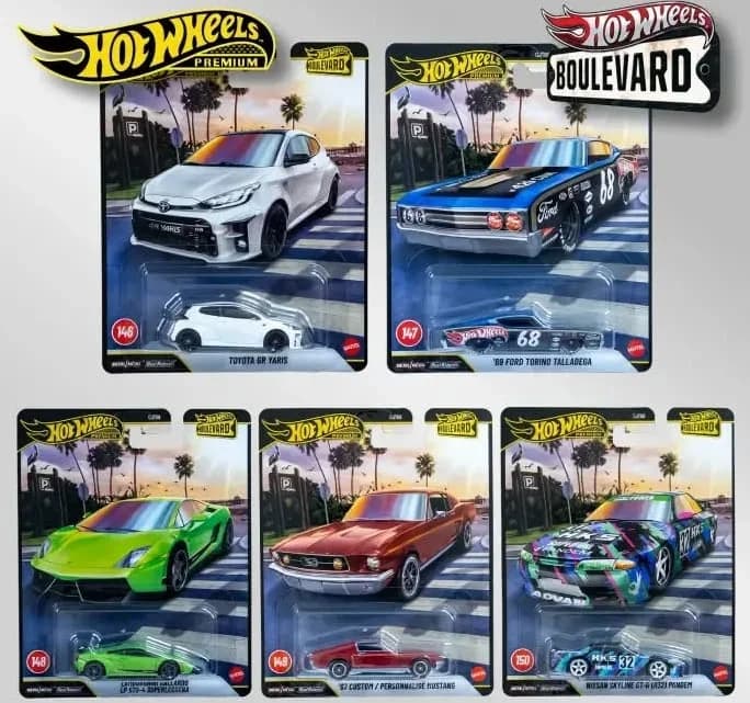 Hot Wheels Premium Boulevard 146-150